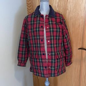 Tommy Hilfiger VTG plaid jacket M in good preowned condition